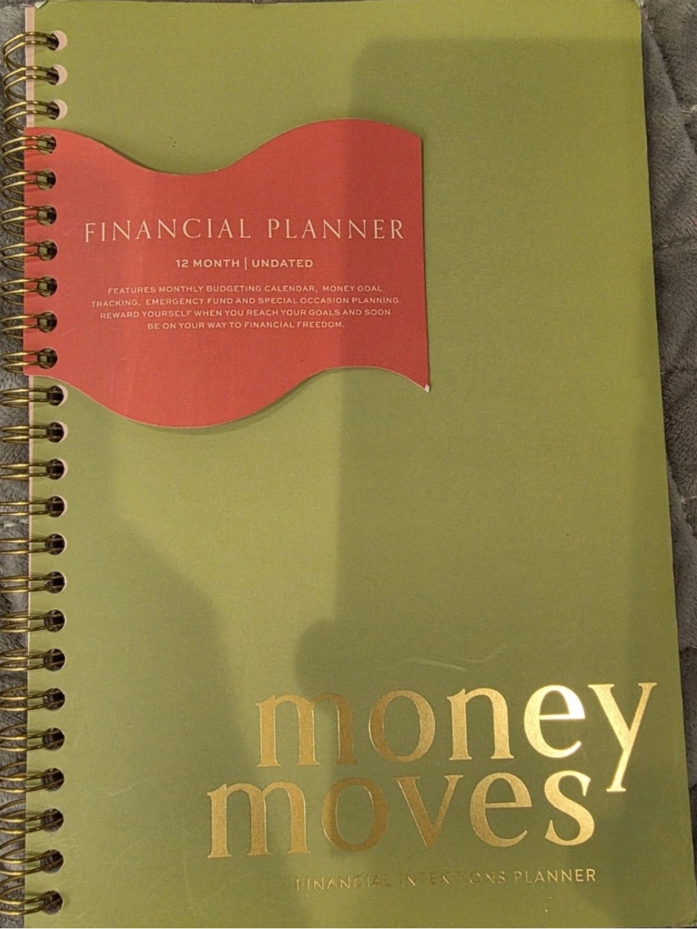 Target Money Moves Financial Planner by Love x June - Undated Version